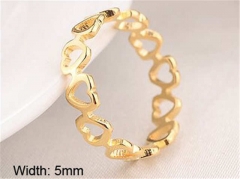 HY Wholesale Rings Jewelry 316L Stainless Steel Popular Rings-HY0103R048