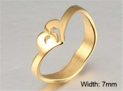 HY Wholesale Rings Jewelry 316L Stainless Steel Popular Rings-HY0103R124