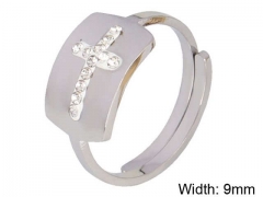 HY Wholesale Rings Jewelry 316L Stainless Steel Popular Rings-HY0100R033