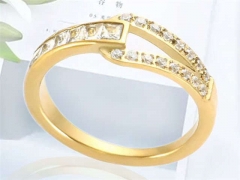 HY Wholesale Rings Jewelry 316L Stainless Steel Popular Rings-HY0096R033