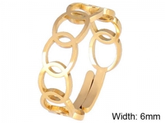 HY Wholesale Rings Jewelry 316L Stainless Steel Popular Rings-HY0100R030