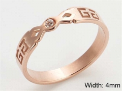 HY Wholesale Rings Jewelry 316L Stainless Steel Popular Rings-HY0103R104
