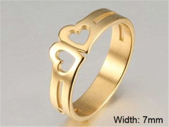 HY Wholesale Rings Jewelry 316L Stainless Steel Popular Rings-HY0103R117