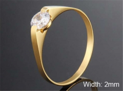 HY Wholesale Rings 316L Stainless Steel Popular Rings-HY0103R138