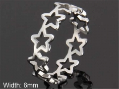 HY Wholesale Rings Jewelry 316L Stainless Steel Popular Rings-HY0103R062