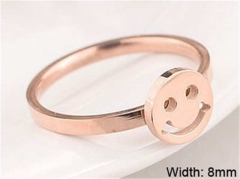 HY Wholesale Rings Jewelry 316L Stainless Steel Popular Rings-HY0103R044