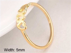 HY Wholesale Rings Jewelry 316L Stainless Steel Popular Rings-HY0103R129
