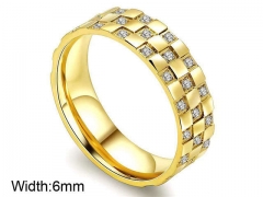 HY Wholesale Rings Jewelry 316L Stainless Steel Popular Rings-HY0096R043