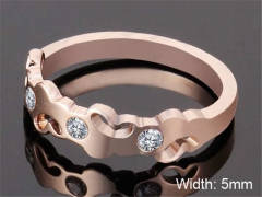 HY Wholesale Rings Jewelry 316L Stainless Steel Popular Rings-HY0103R203