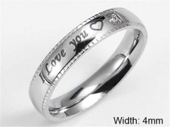 HY Wholesale Rings Jewelry 316L Stainless Steel Popular Rings-HY0103R084