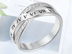 HY Wholesale Rings Jewelry 316L Stainless Steel Popular Rings-HY0096R083