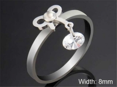 HY Wholesale Rings 316L Stainless Steel Popular Rings-HY0103R151