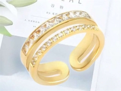 HY Wholesale Rings Jewelry 316L Stainless Steel Popular Rings-HY0096R050