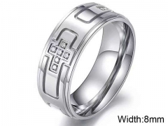 HY Wholesale Rings Jewelry 316L Stainless Steel Popular Rings-HY0096R010