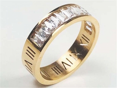 HY Wholesale Rings Jewelry 316L Stainless Steel Popular Rings-HY0096R037