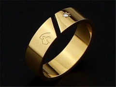 HY Wholesale Rings Jewelry 316L Stainless Steel Popular Rings-HY0101R019