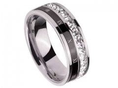 HY Wholesale Rings Jewelry 316L Stainless Steel Popular Rings-HY0096R093