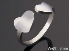 HY Wholesale Rings Jewelry 316L Stainless Steel Popular Rings-HY0103R199