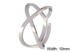 HY Wholesale Rings Jewelry 316L Stainless Steel Popular Rings-HY0100R041