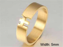 HY Wholesale Rings Jewelry 316L Stainless Steel Popular Rings-HY0103R121