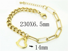 HY Wholesale Bracelets 316L Stainless Steel Jewelry Bracelets-HY59B0991NLB