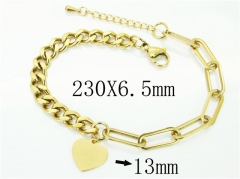 HY Wholesale Bracelets 316L Stainless Steel Jewelry Bracelets-HY59B0987NLY