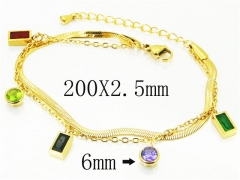 HY Wholesale Bracelets 316L Stainless Steel Jewelry Bracelets-HY32B0399HHW