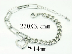 HY Wholesale Bracelets 316L Stainless Steel Jewelry Bracelets-HY59B1022MS
