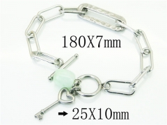 HY Wholesale Bracelets 316L Stainless Steel Jewelry Bracelets-HY21B0440HLE