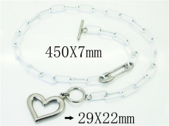 HY Wholesale Necklaces Stainless Steel 316L Jewelry Necklaces-HY21N0094HNX
