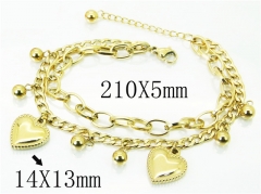 HY Wholesale Bracelets 316L Stainless Steel Jewelry Bracelets-HY47B0159HHZ