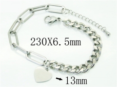 HY Wholesale Bracelets 316L Stainless Steel Jewelry Bracelets-HY59B1018ME