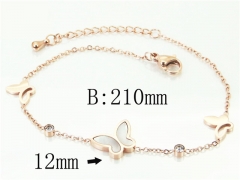 HY Wholesale Bracelets 316L Stainless Steel Jewelry Bracelets-HY47B0190OLW