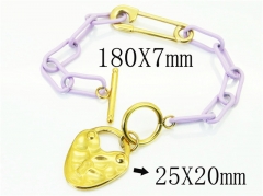 HY Wholesale Bracelets 316L Stainless Steel Jewelry Bracelets-HY21B0437HNU