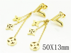 HY Wholesale Earrings Jewelry 316L Stainless Steel Earrings-HY32E0185HFF
