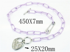 HY Wholesale Necklaces Stainless Steel 316L Jewelry Necklaces-HY21N0100HNA