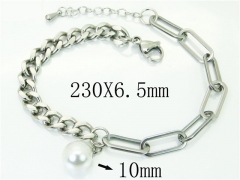 HY Wholesale Bracelets 316L Stainless Steel Jewelry Bracelets-HY59B1001MW