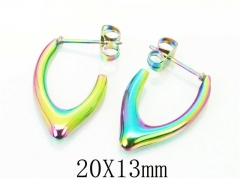HY Wholesale Earrings Jewelry 316L Stainless Steel Earrings-HY70E0684LT