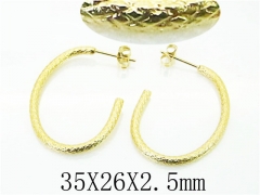 HY Wholesale Earrings Jewelry 316L Stainless Steel Earrings-HY22E0600NQ
