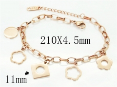 HY Wholesale Bracelets 316L Stainless Steel Jewelry Bracelets-HY47B0166HZZ