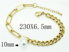 HY Wholesale Bracelets 316L Stainless Steel Jewelry Bracelets-HY59B0970NLQ