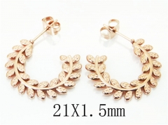 HY Wholesale Earrings Jewelry 316L Stainless Steel Earrings-HY70E0718LW