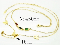 HY Wholesale Necklaces Stainless Steel 316L Jewelry Necklaces-HY32N0574HIB