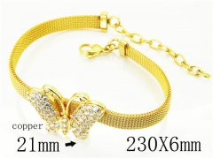 HY Wholesale Bracelets 316L Stainless Steel Jewelry Bracelets-HY12B0291HHZ