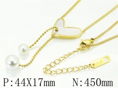 HY Wholesale Necklaces Stainless Steel 316L Jewelry Necklaces-HY32N0577HDD