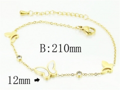 HY Wholesale Bracelets 316L Stainless Steel Jewelry Bracelets-HY47B0189OL