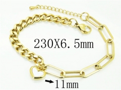 HY Wholesale Bracelets 316L Stainless Steel Jewelry Bracelets-HY59B0971NLW