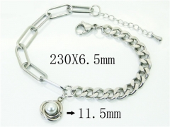 HY Wholesale Bracelets 316L Stainless Steel Jewelry Bracelets-HY59B1006MQ