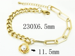 HY Wholesale Bracelets 316L Stainless Steel Jewelry Bracelets-HY59B0975NLX