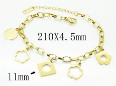 HY Wholesale Bracelets 316L Stainless Steel Jewelry Bracelets-HY47B0165HXX